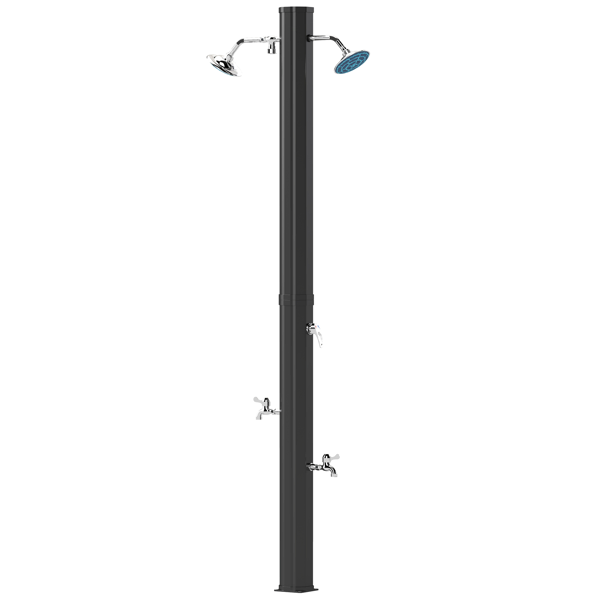 Solar heated shower-10