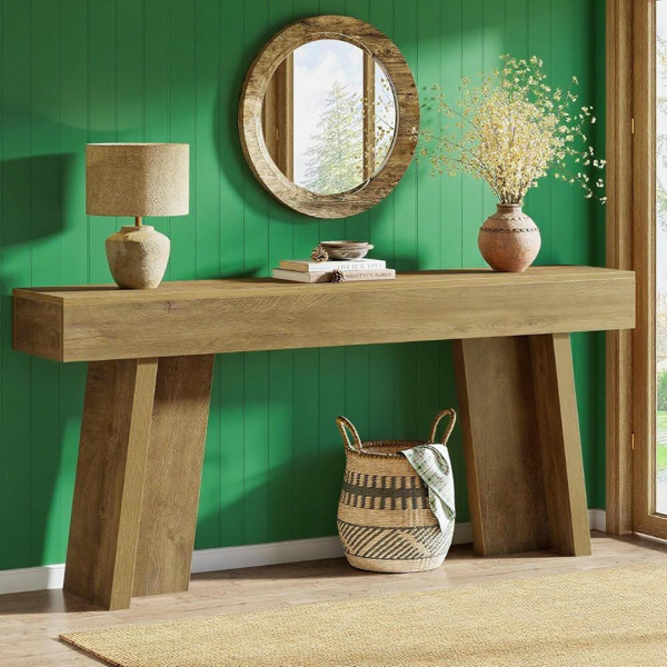 Long Console Table/Living room table(Not Supported non-defective remorse returns)-14