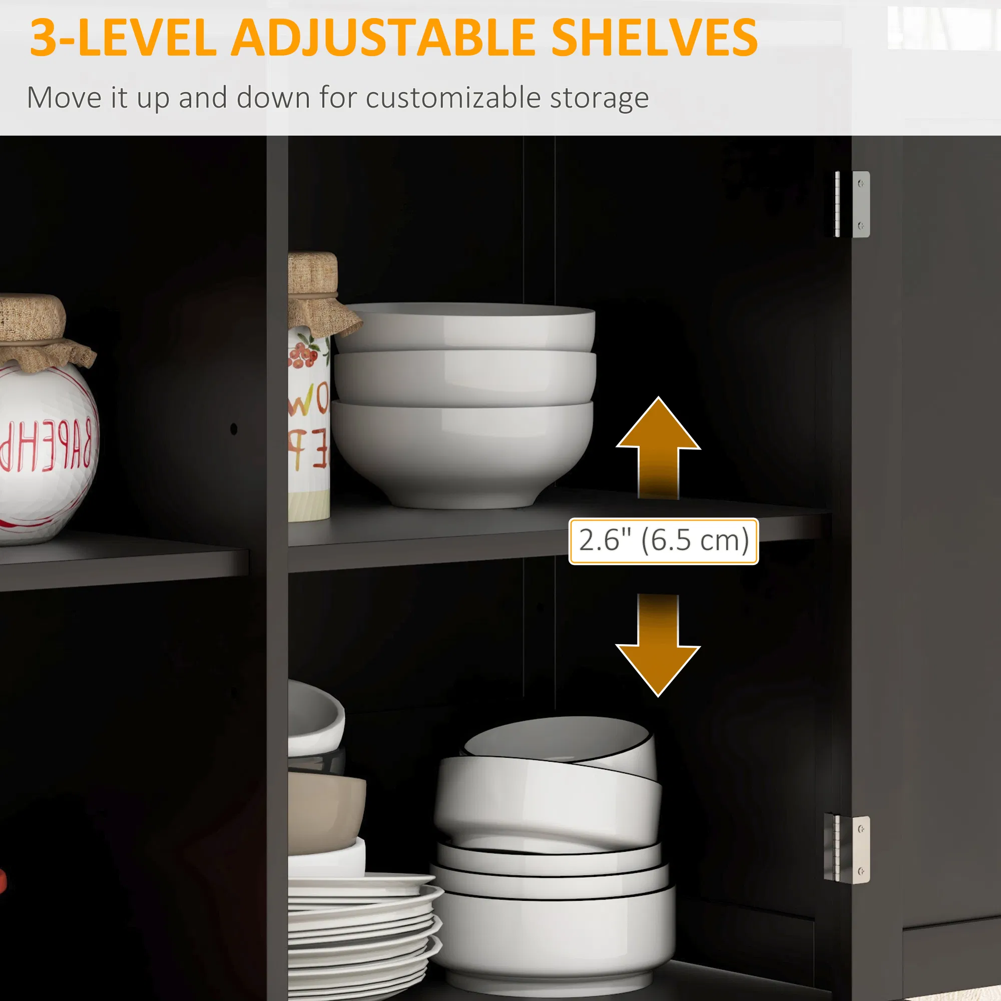 Rolling Kitchen Island Cart, picture 3 of 5