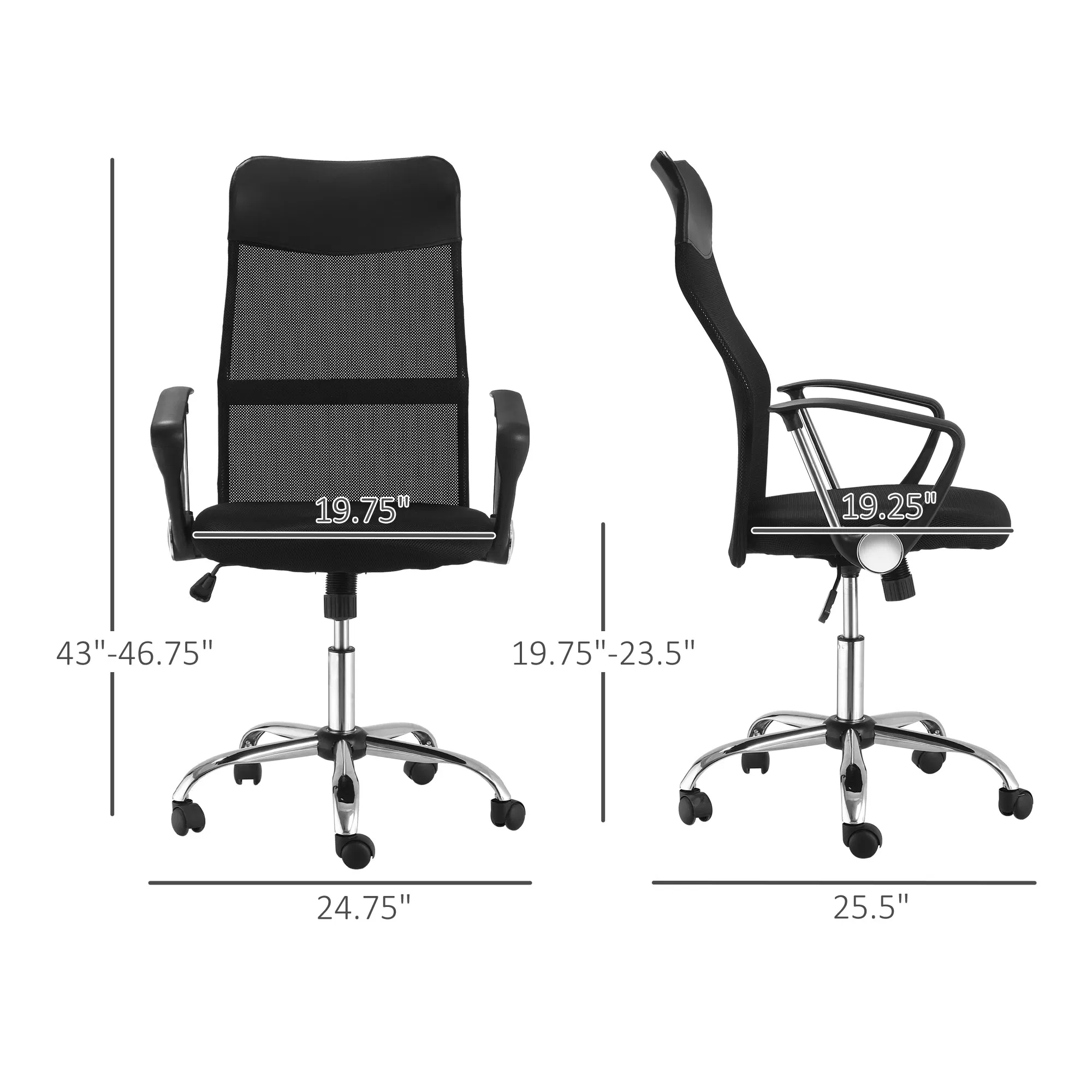 Ergonomic Mesh Office Chair — High Back Computer Desk Chair — photo 4