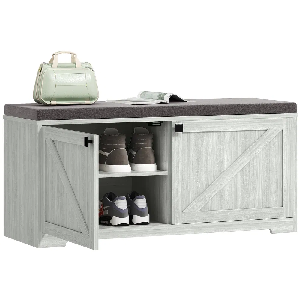 Shoe Storage Bench with Padded Seat, picture 5 of 5