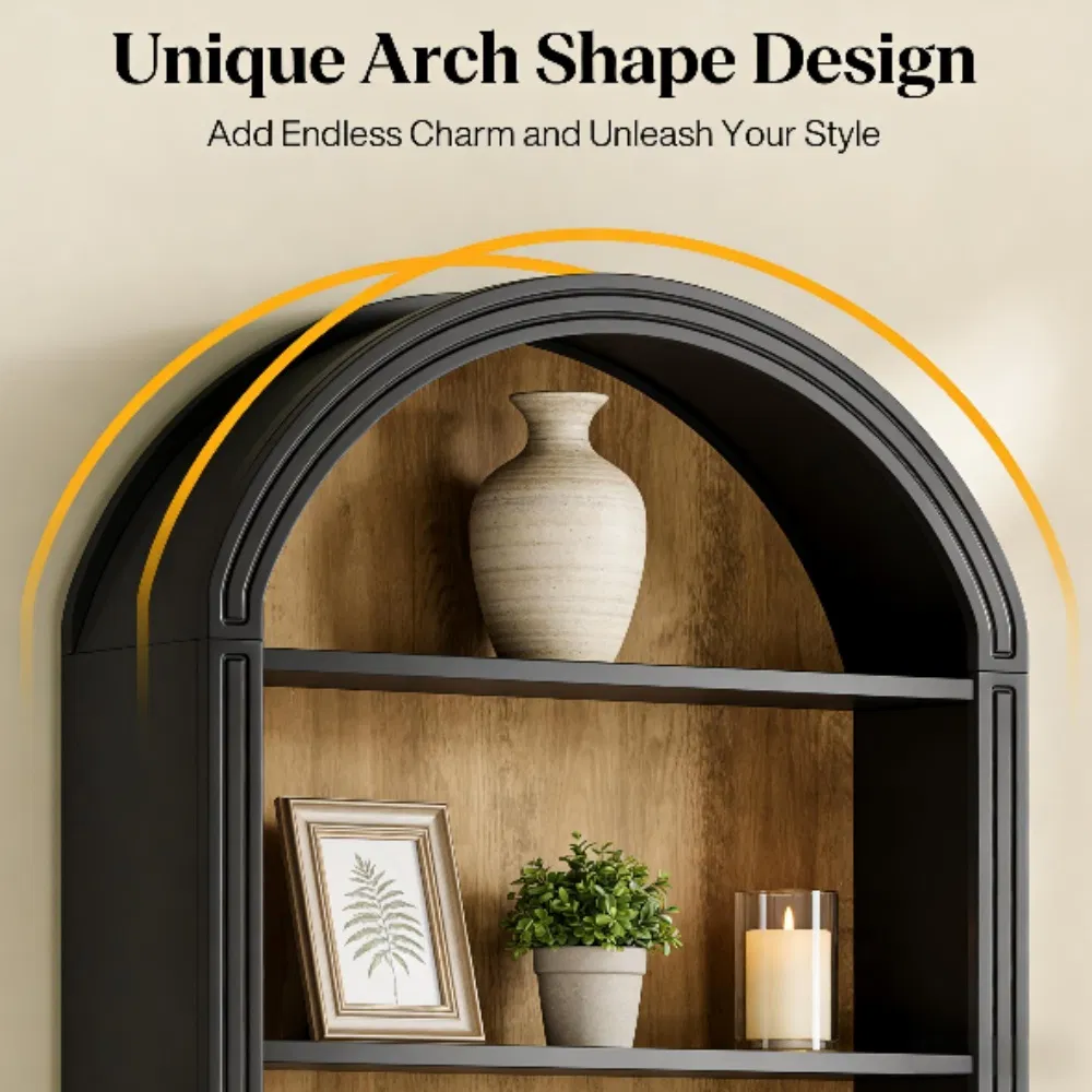 8-Tier Arched Bookshelf, picture 4 of 5