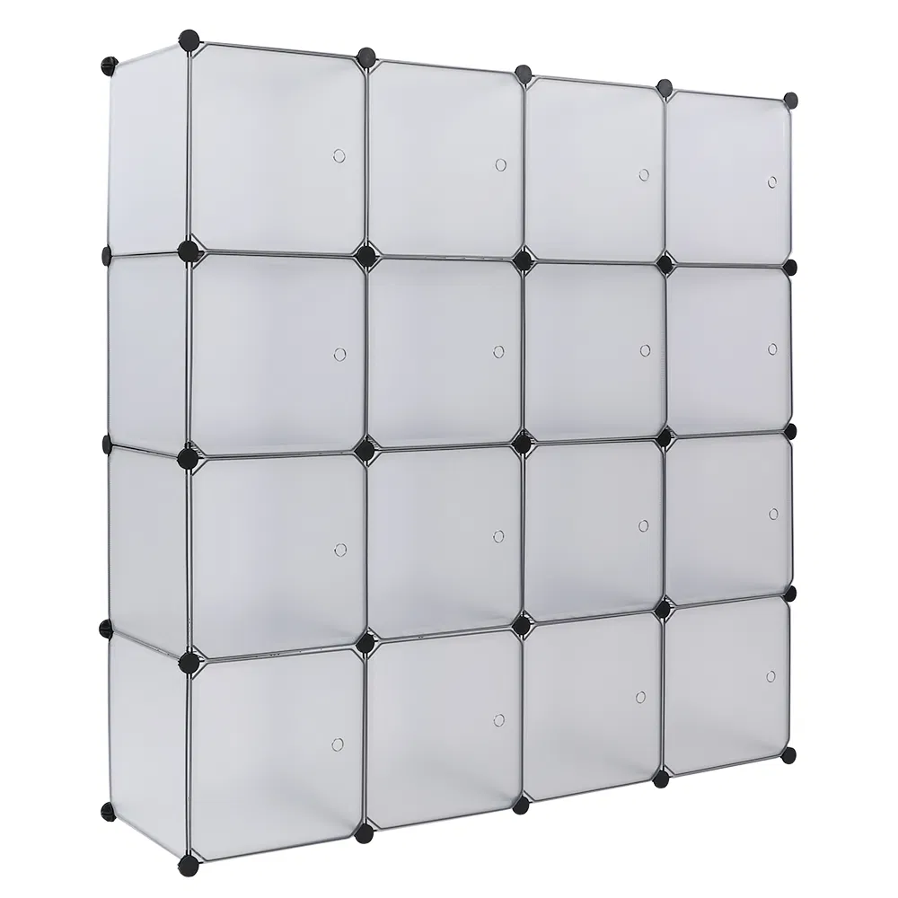 16-Cube Storage Shelf Cube Shelving Bookcase Bookshelf Organizing Closet Toy Organizer Cabinet White… image 16