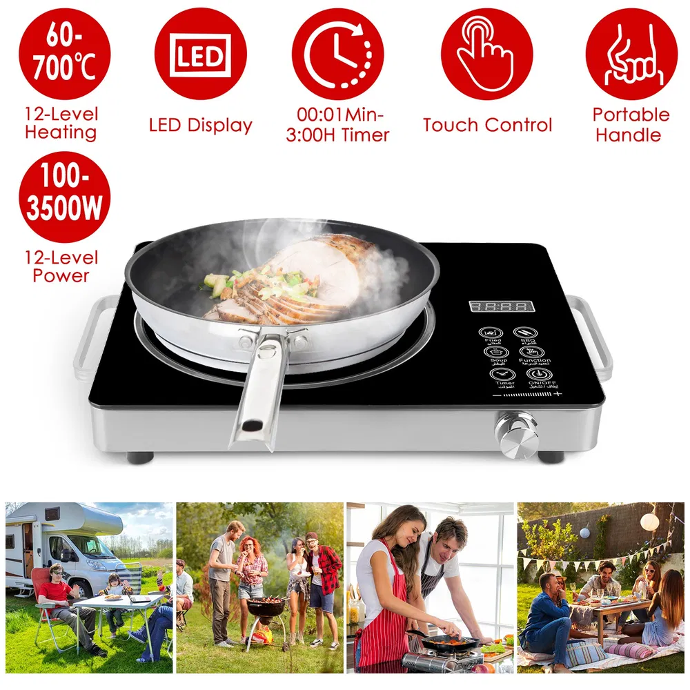 7000W Electric Double Ceramic Stove/ 3500W Electric Single Ceramic Stove Options 3 Colors Available image 20