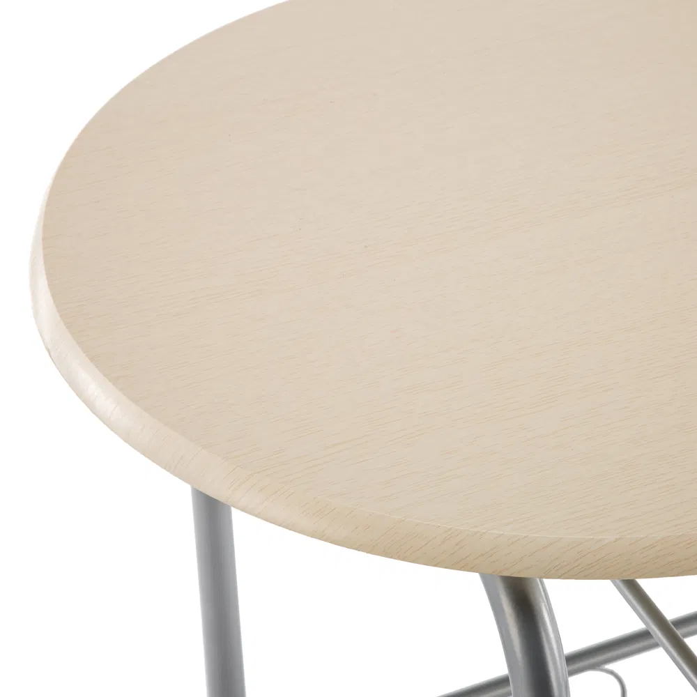 PVC Breakfast Table (One Table and Two Chairs) Natural image 4