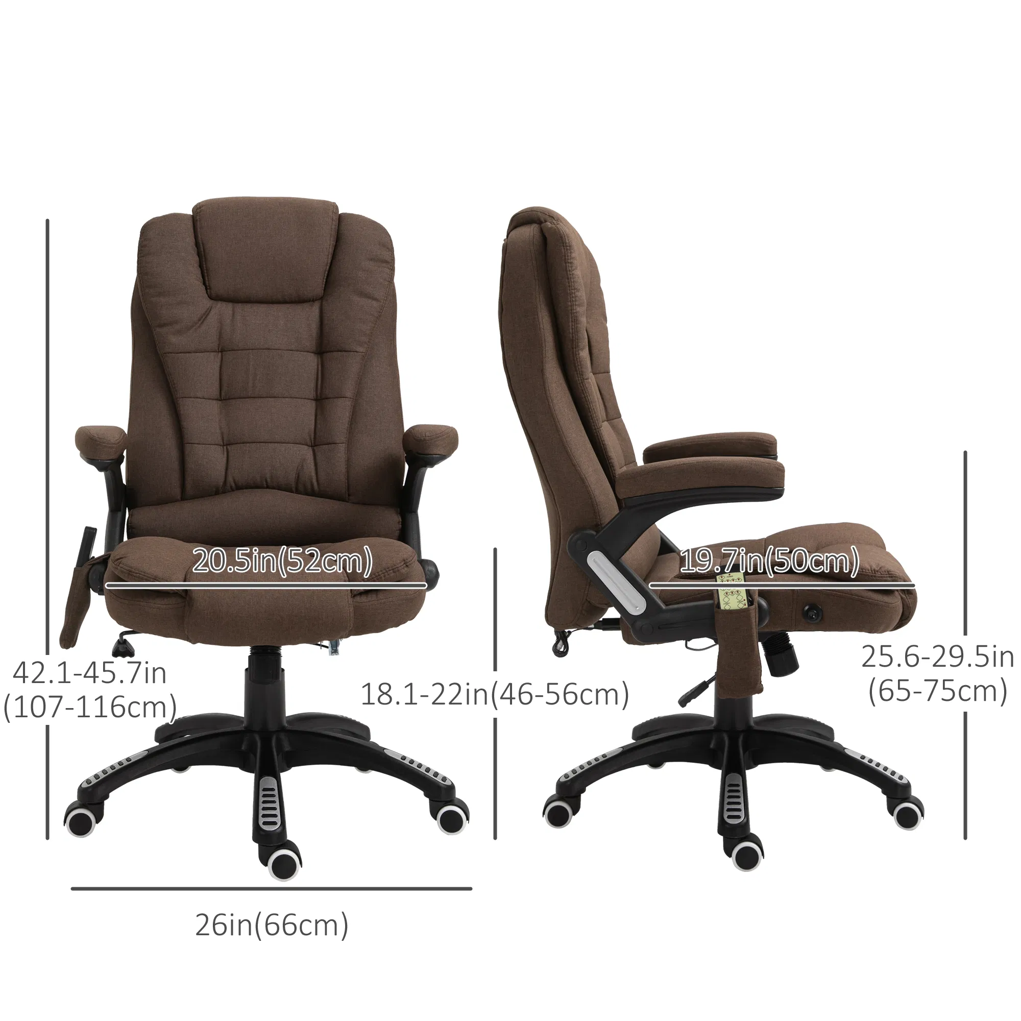 Massage Reclining Office Chair, picture 3 of 5