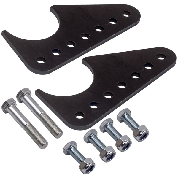 降低套件Universal Coil-Over Rear Lower Kit Adjustable Shock Mount Brackets Steel for 3