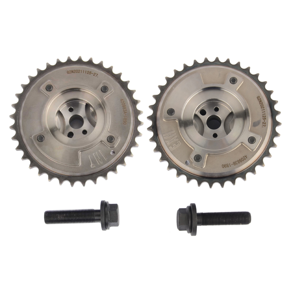 2x 凸轮相位调节器链轮 For 09-12 Toyota RAV4 Avalon Sienna Highlander 2.5L 2.7L 917-258 917-259-17