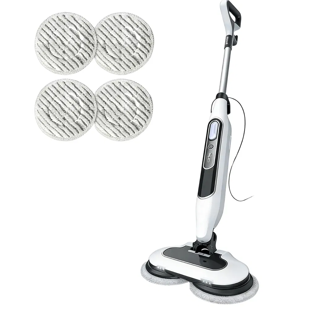 Dual Head Hard Floor Steam Mop, 3 Adjustable Steam Modes, LED Headlights, Lightweight for Home Tile Cleaning image 8