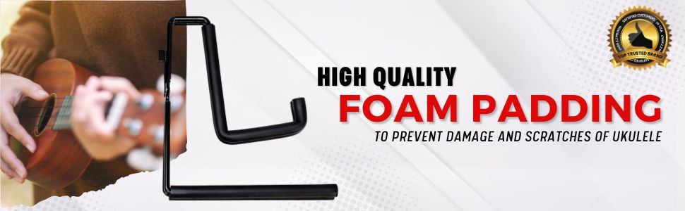5 Core Ukulele Stand A Frame Metal Body w Soft Padded Arms Support Banjo Ukuleles Mini Guitar Violin image 11