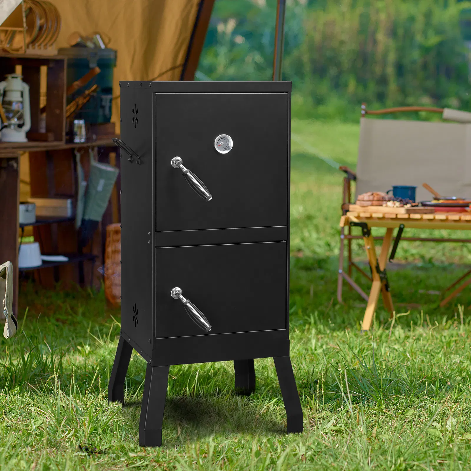 Outdoor Smoker with Double Doors β photo 7
