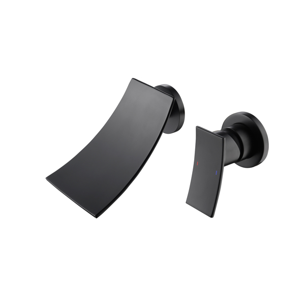 壁挂式浴室瀑布式水龙头Wall mounted bathroom waterfall faucet-10