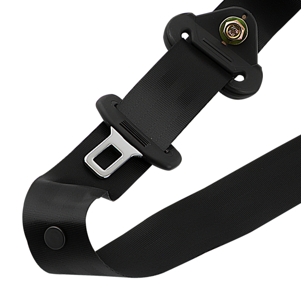 	2Pcs Universal Retractable 3 Point Seat Belt Car Vehicle Safety Belt Harness Set-15