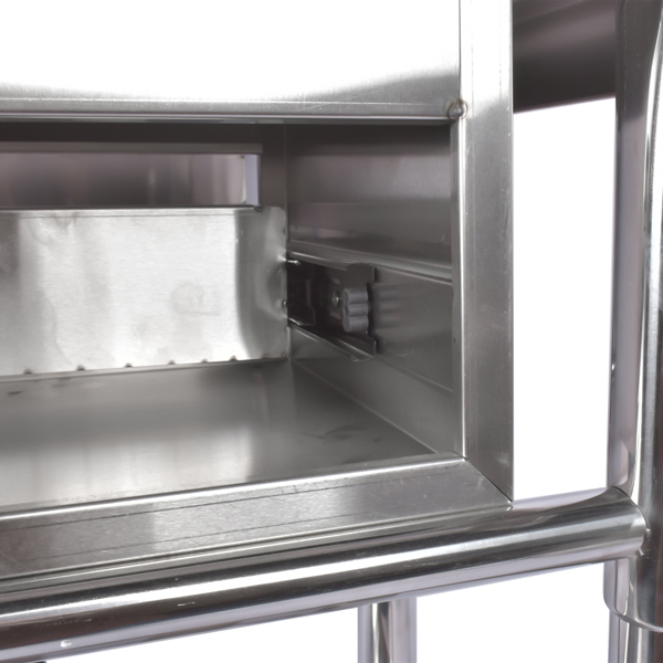 A1-不锈钢水槽 Stainless Steel Kitchen Sink Commercial Freestanding Utility Sink with Drawer and Pull-Out Faucet (39.3