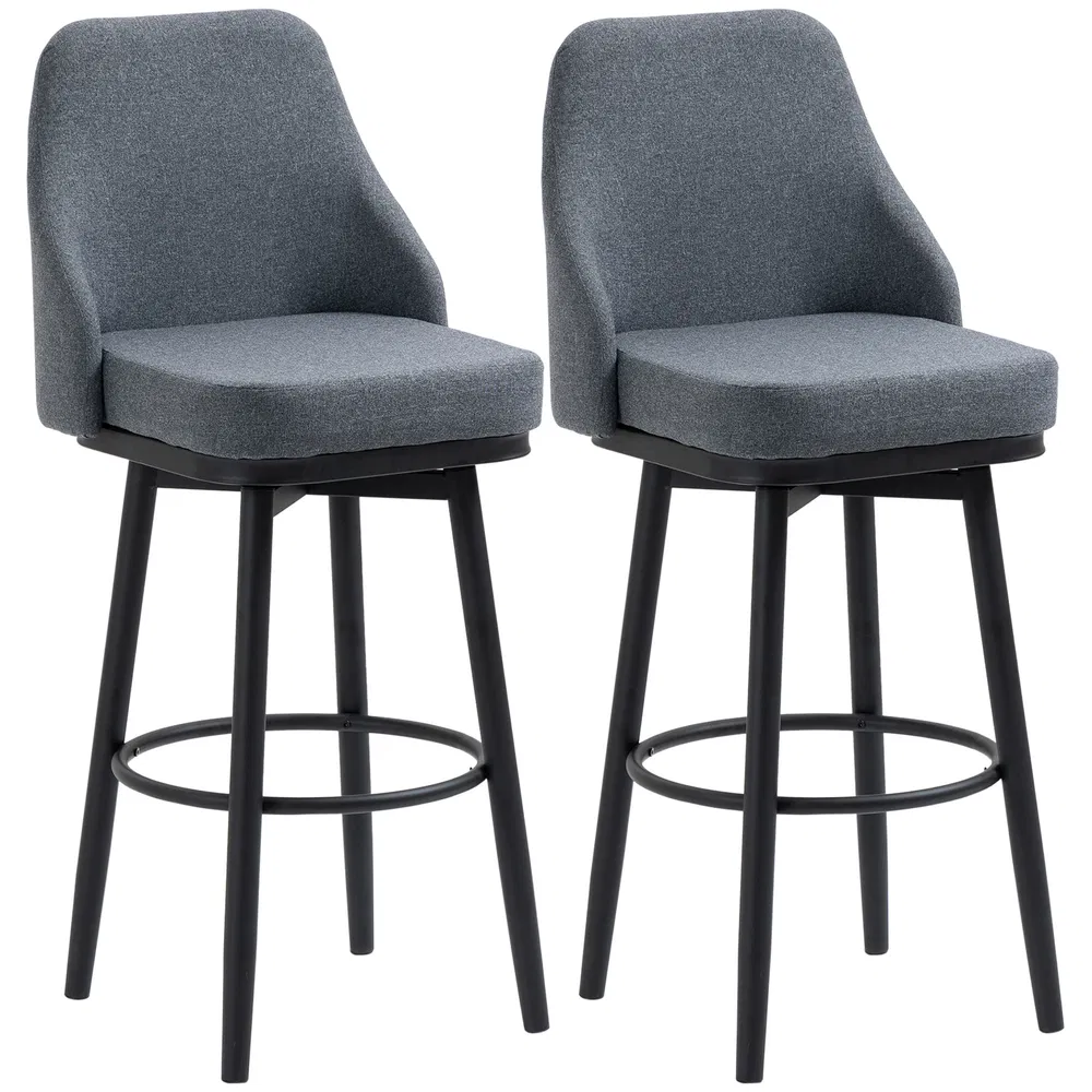 Swivel Bar Stools Set of 2, picture 5 of 5