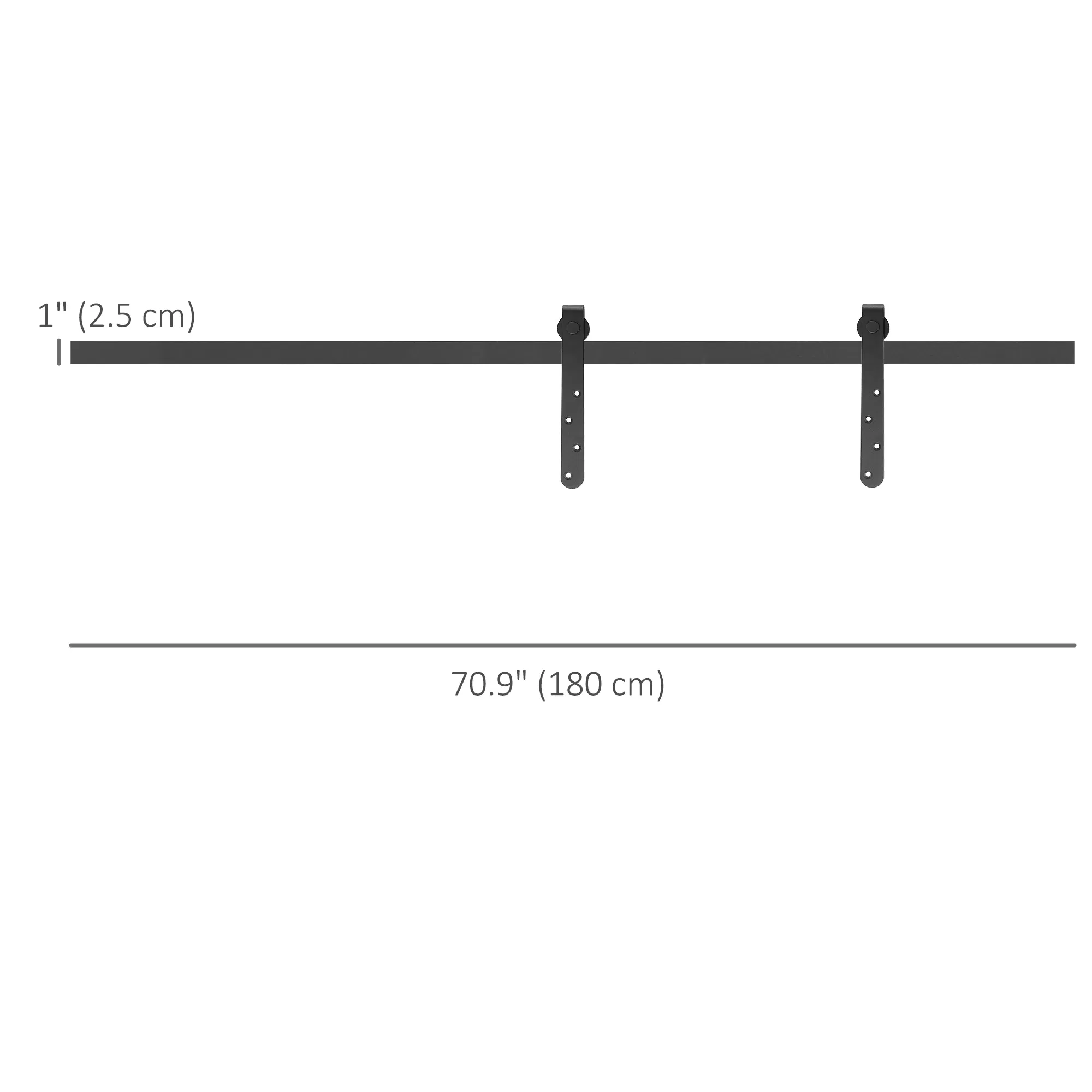 Sliding Barn Door Hardware Kit, picture 3 of 5