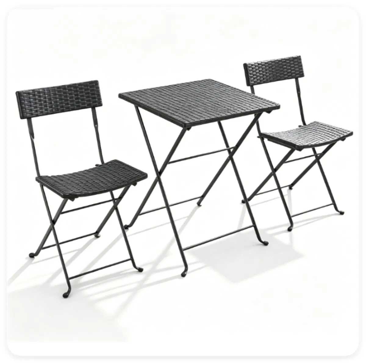 3 Piece Folding Bistro Set
