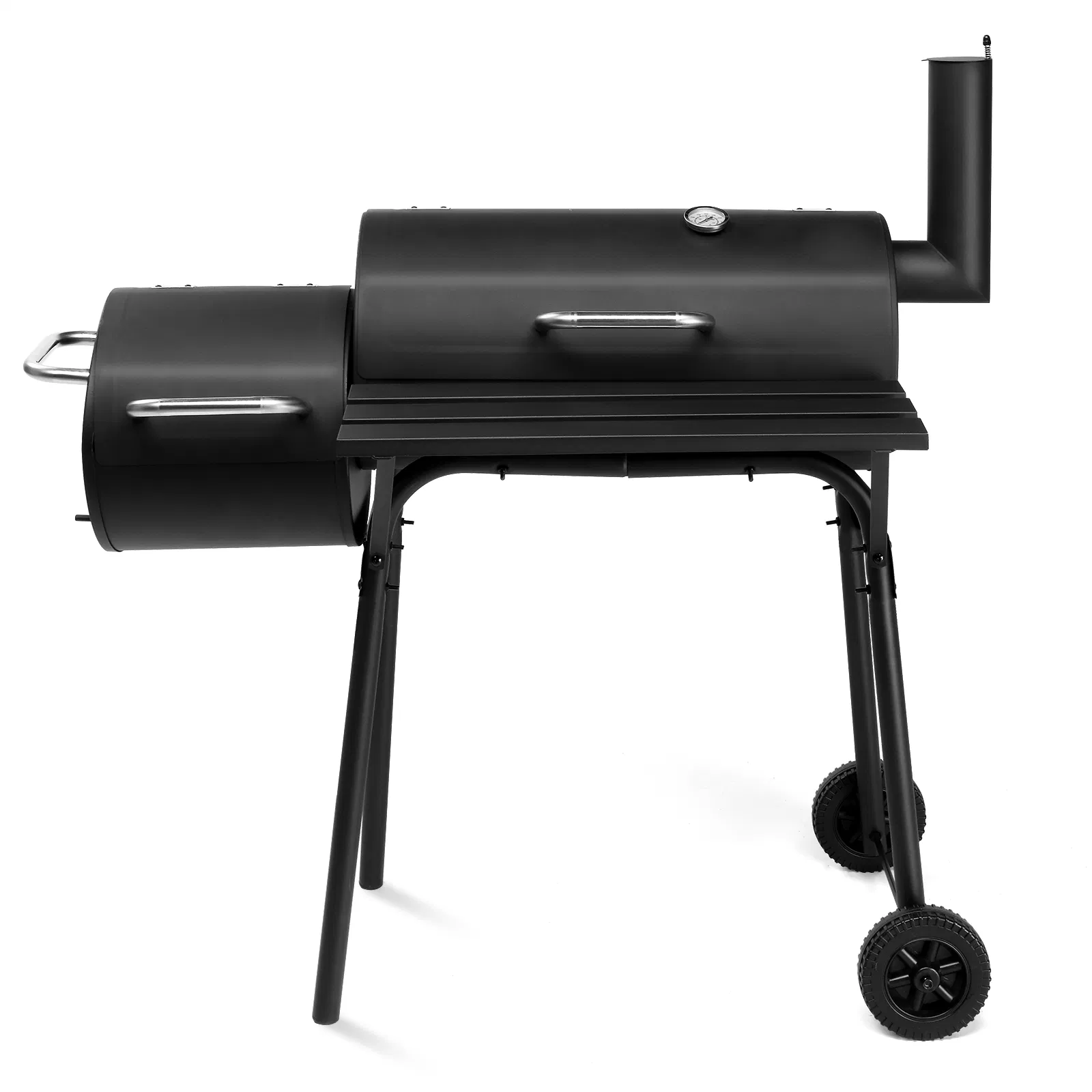 Barrel Charcoal Grill with Offset Smoker — photo 4