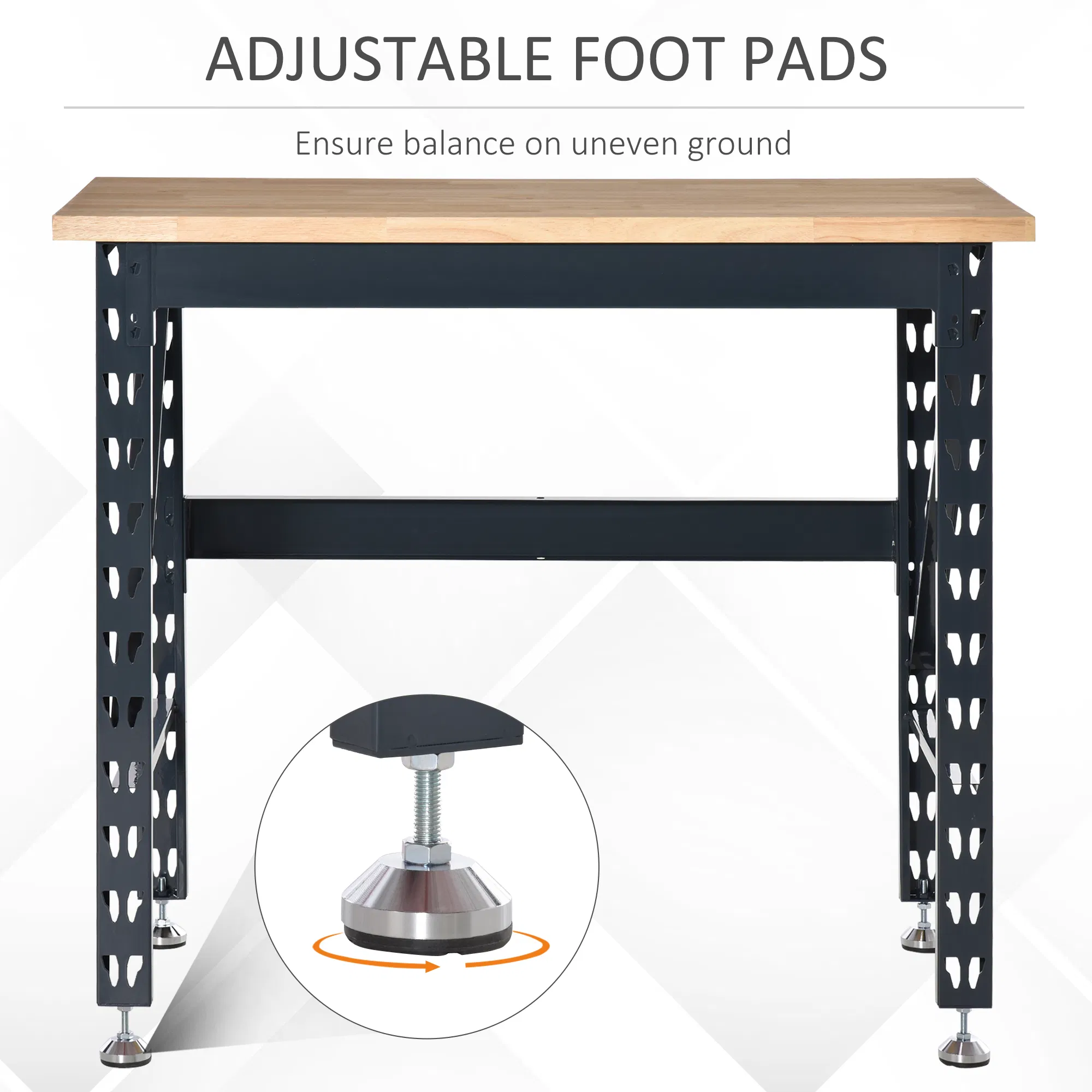 Craftsmanship: 45" Wood Workbench β photo 5