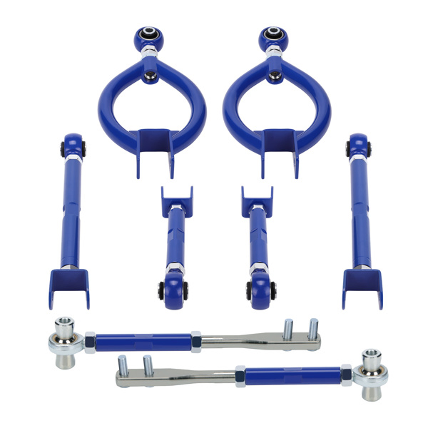 Adjustable Front Tension Rod Rear Camber Toe Traction Arms For Nissan 240sx S13-8