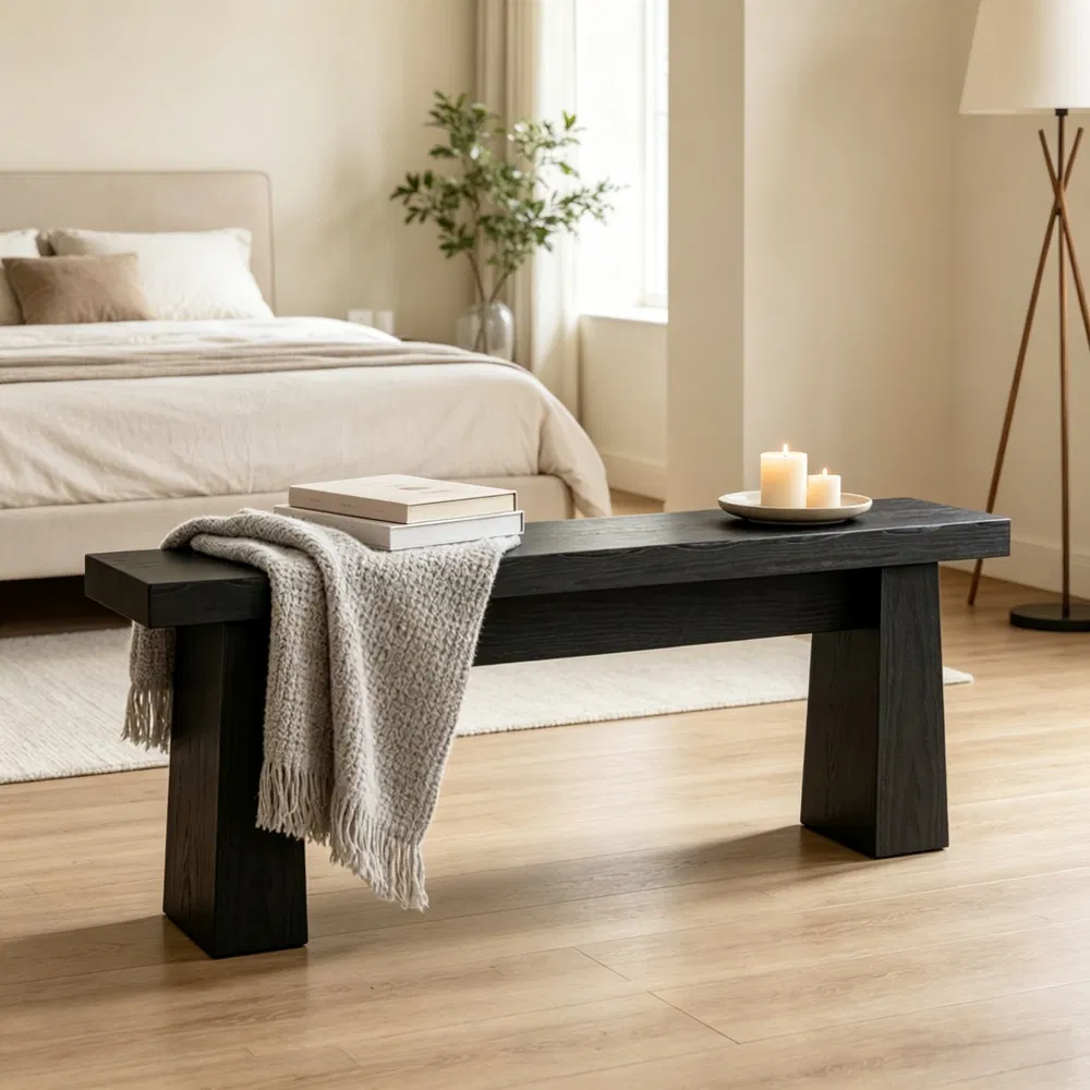 Wooden Entryway Bench, picture 5 of 5
