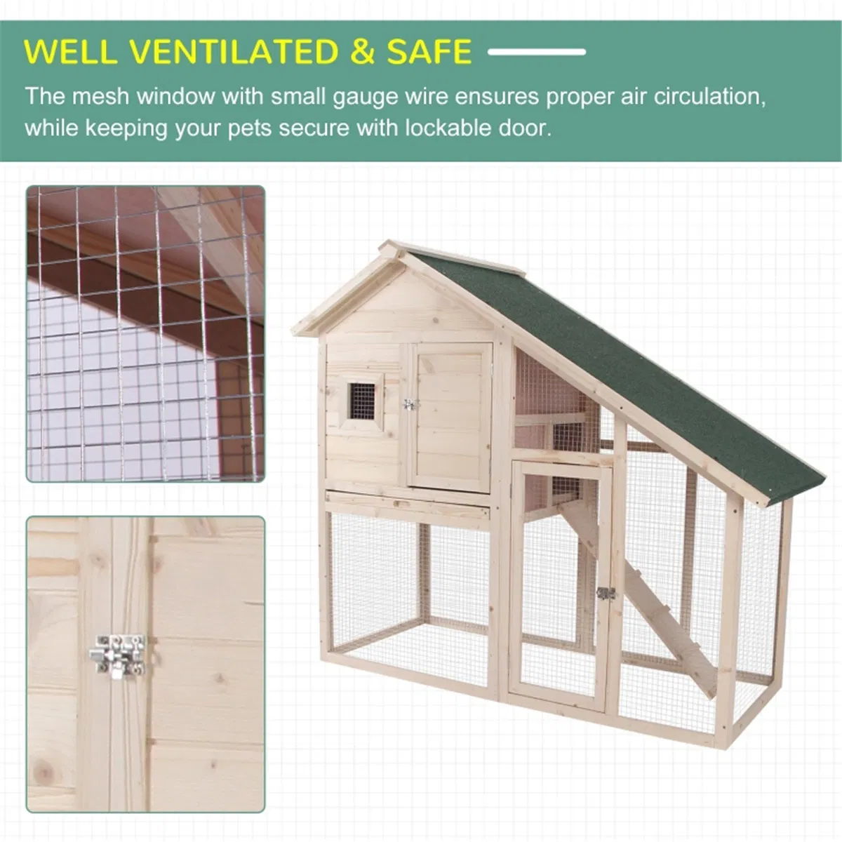 Small Animal Cage /Rabbit Hutch ( Amazon Shipping)(Prohibited by WalMart) — image 1