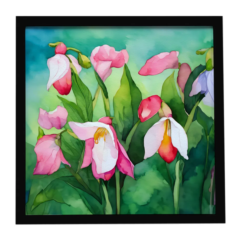 Framed Metal Print, Minnesota Lady's Slippers, picture 4 of 4