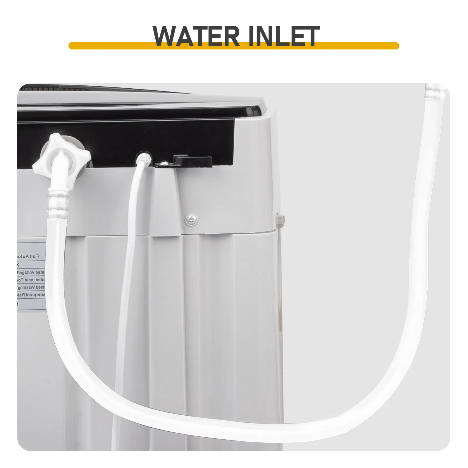 Full-automatic Washing Machine Top Load Portable Compact Laundry β photo 8