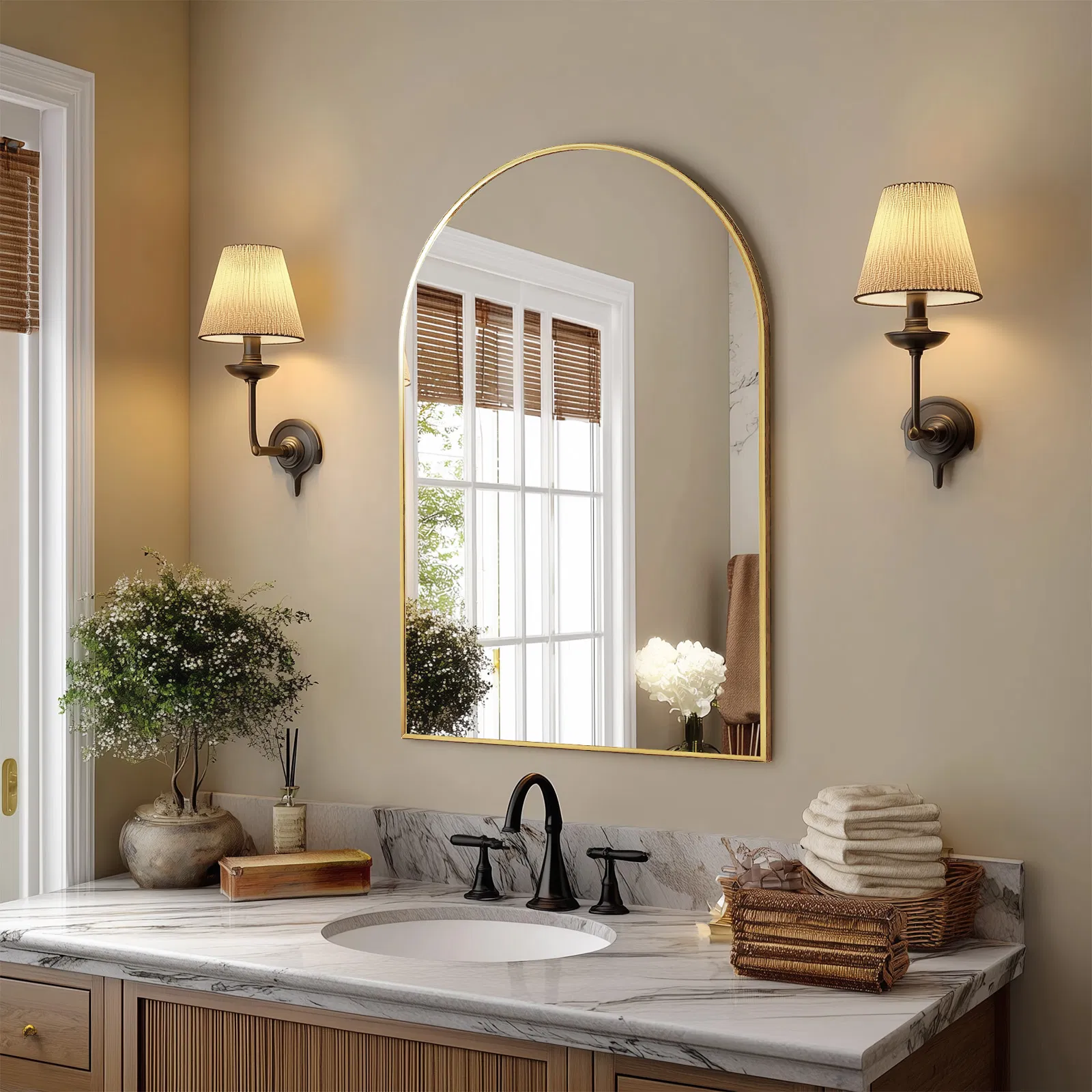 Arched Wall Mirror, picture 3 of 10