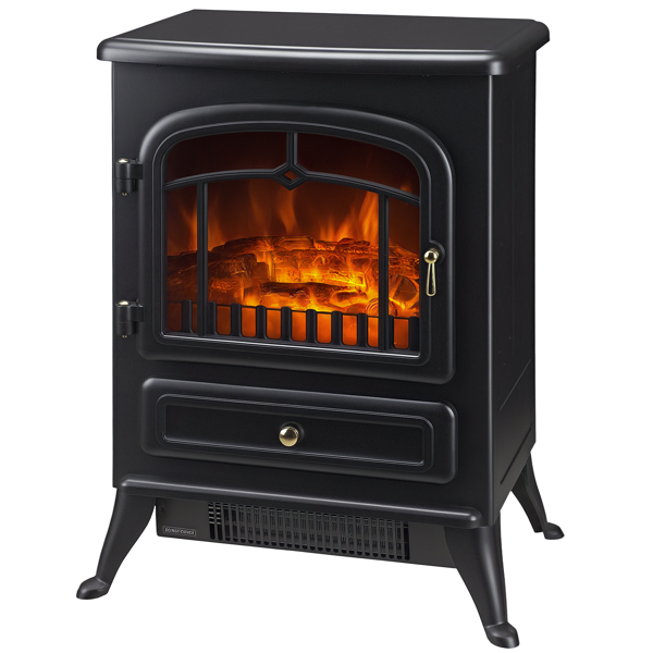 Electric Fireplace Heater LED Flame Fireplace Stove-13