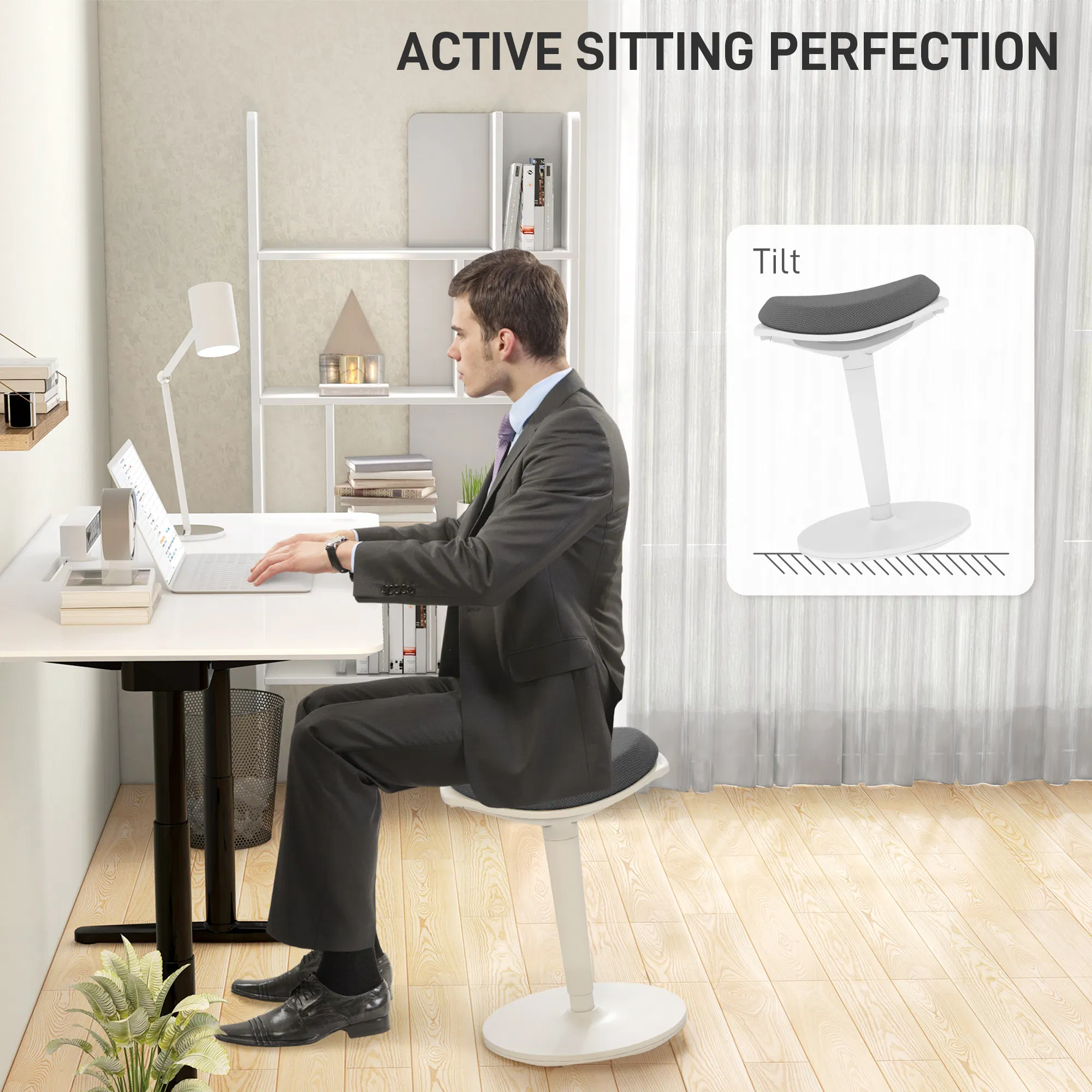 Standing Desk Stool β Ergonomic Wobble Chair β photo 7