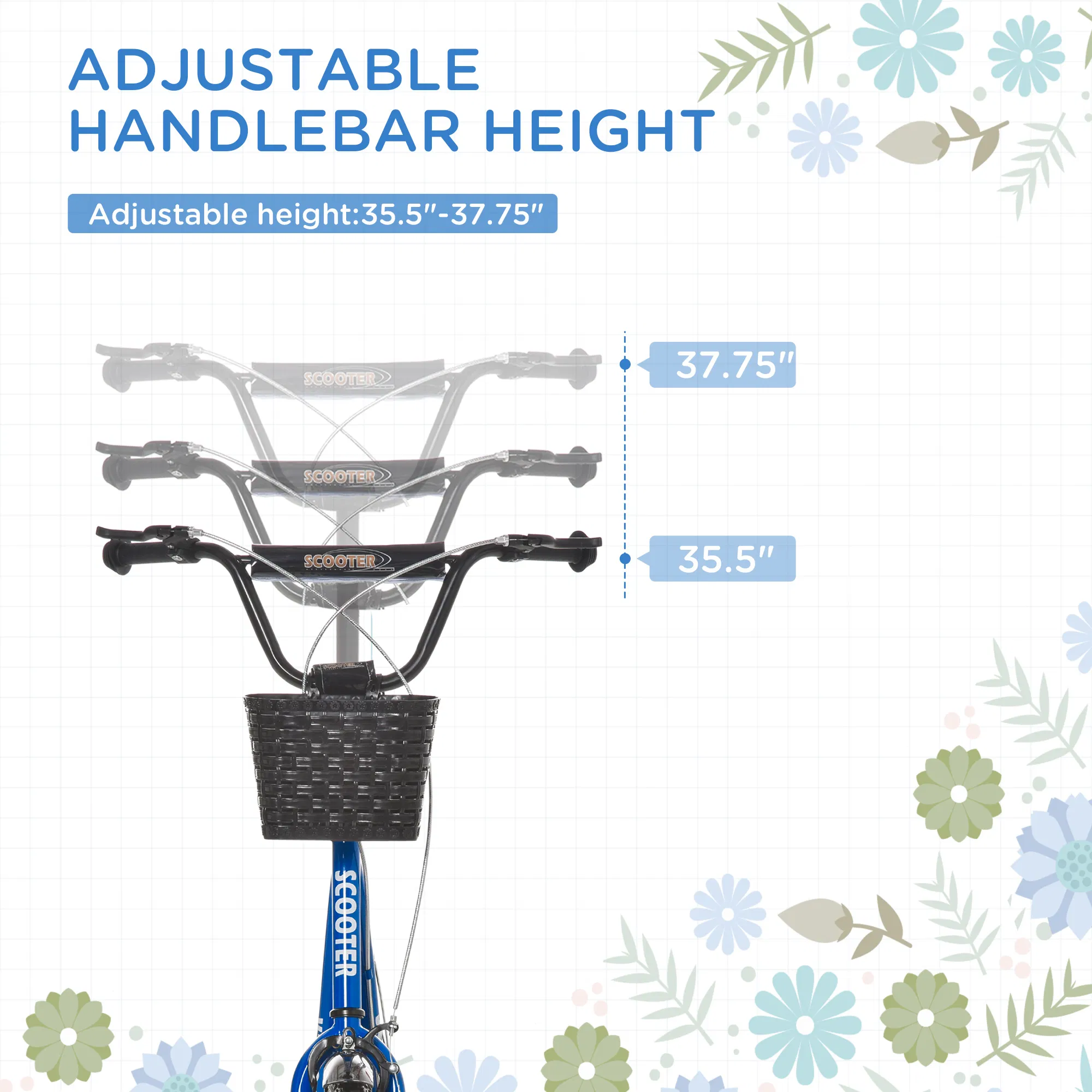 Kick Scooter with Adjustable Handlebar — photo 6