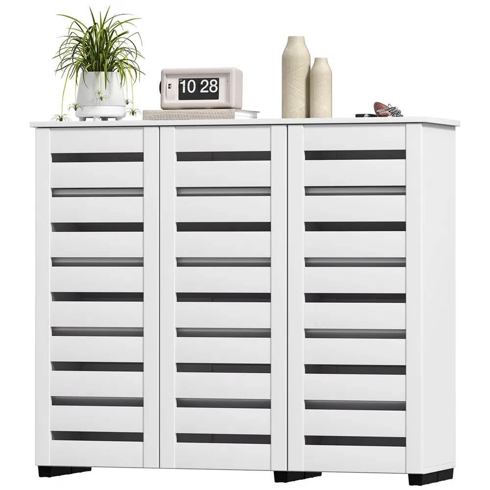 Shoe Cabinet with Slatted Doors, picture 5 of 5