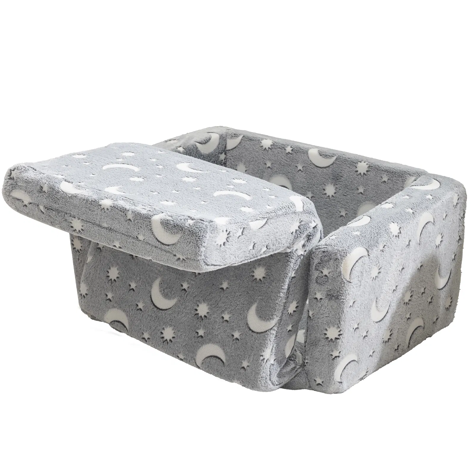 Glow-in-the-Dark Kids Foldable Sofa Bed