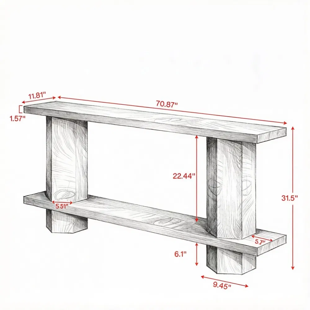 Long Console Table, picture 4 of 5