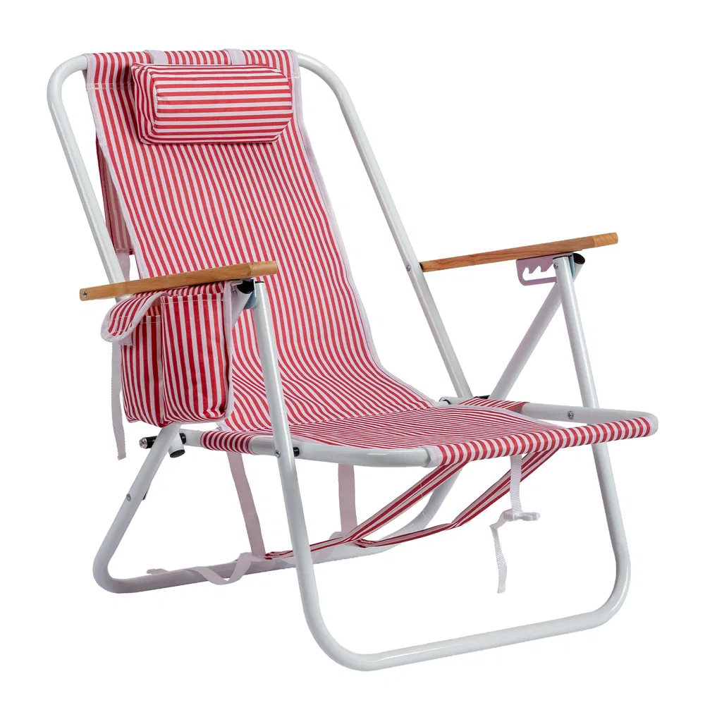 Beach Chair with Space-Saving 24 Inches