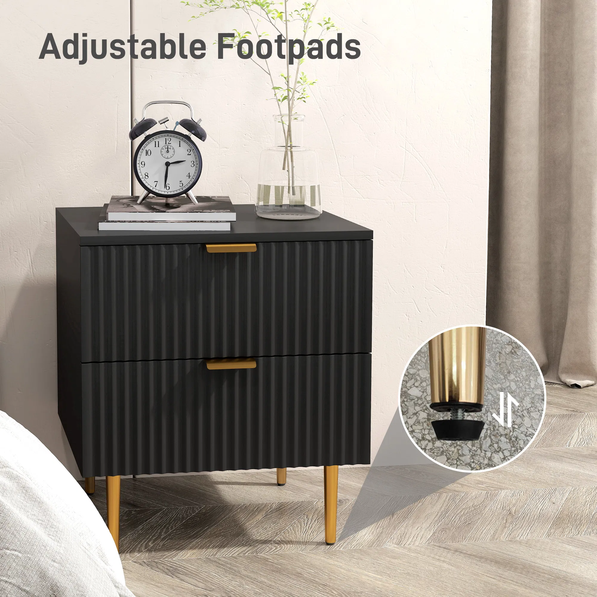 Nightstand with Two Drawers, picture 4 of 5