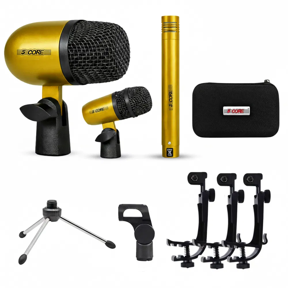 5 Core Conga Mic Snare Tom Microphone Drum Kit Condenser XLR Instrument Mics image 19