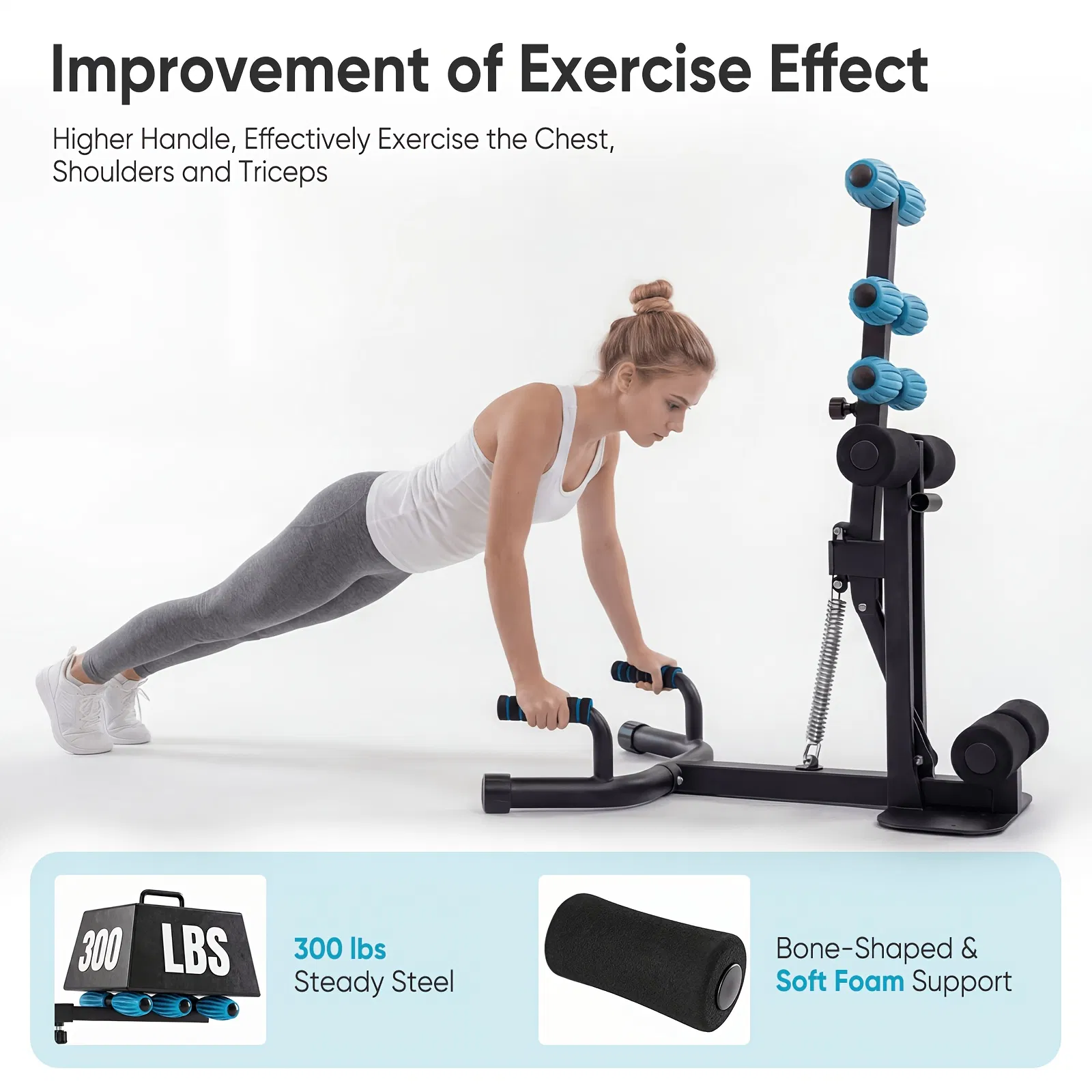 Sissy Squat Machine for Home Gym, All-in-One Deep Squat & Ab Workout Equipment, Adjustable Leg Exercise Machine for Glutes & Quads, 300 Lbs Capacity, Compact Design for Strength Training image 6