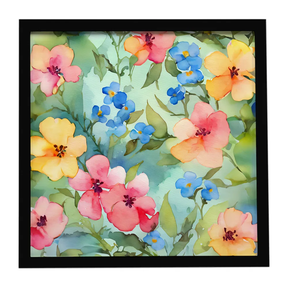 Framed Metal Print, Alaska Forget-me-nots, picture 3 of 3