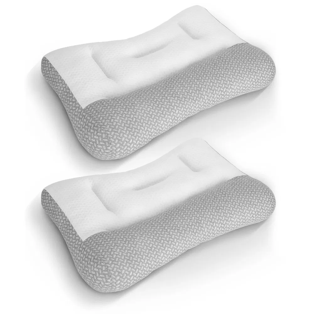 2Pcs Low Pillow