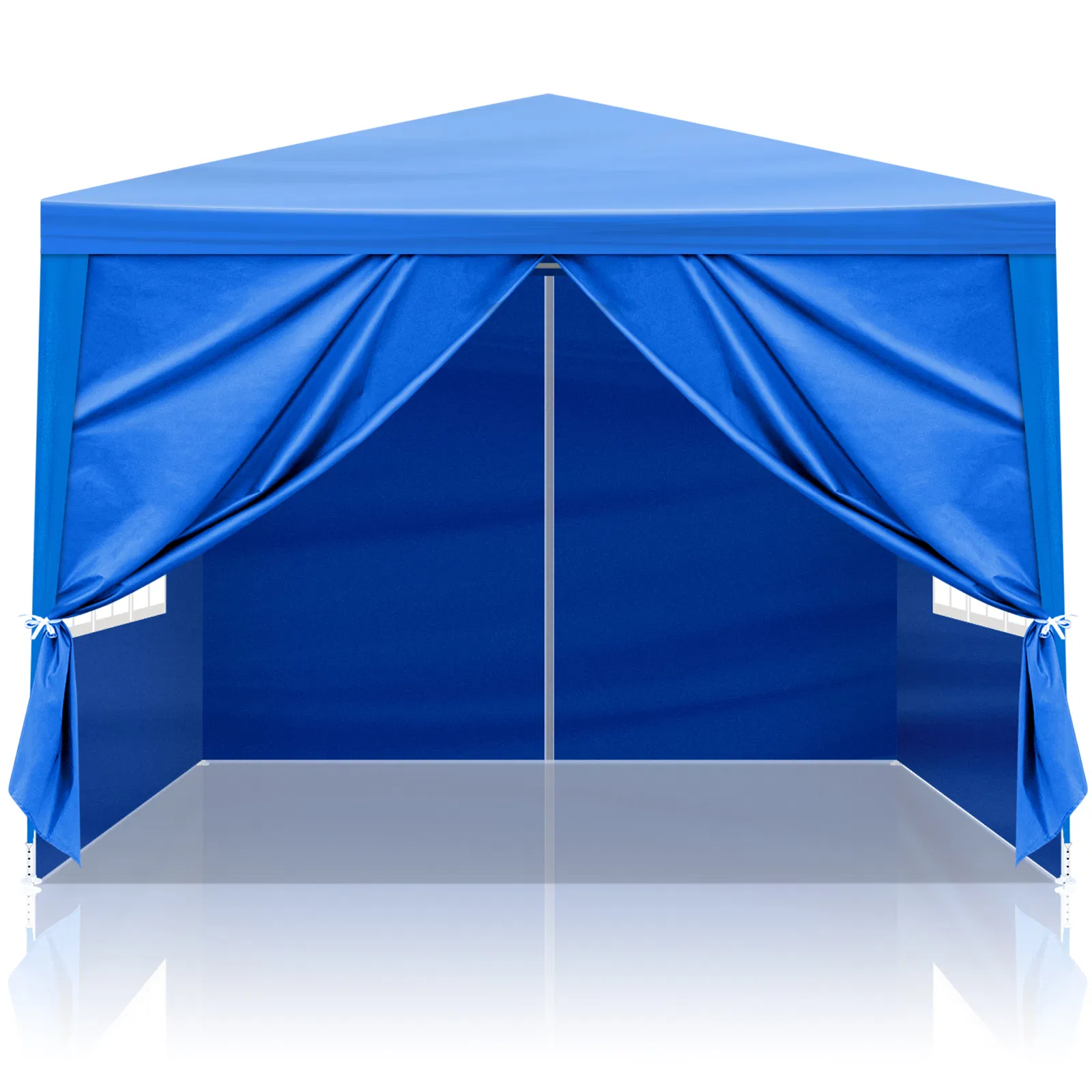 10'x10' Gazebo Waterproof Outdoor Canopy Patio Tent Party Tent for Wedding BBQ Cater, Blue image 6