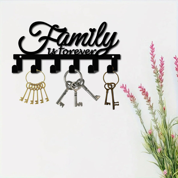 CIFbuy Modern Wall Mounted Key Holder with Shelf Entryway Organizer for Home Decor and Storage(TikTok, temu pick-up service)-14