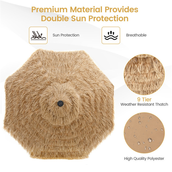 带Led灯的9英尺便携式沙滩伞(amazon shipping-发货, WALMART禁止销售)-18