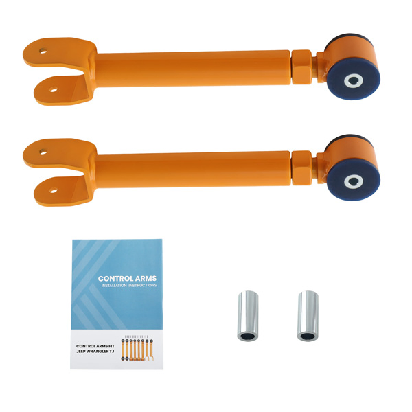 控制臂Front Upper Adjustable Control Arms Set 0-8'' Lift for 1997-06 Jeep Wrangler TJ 86552708-9