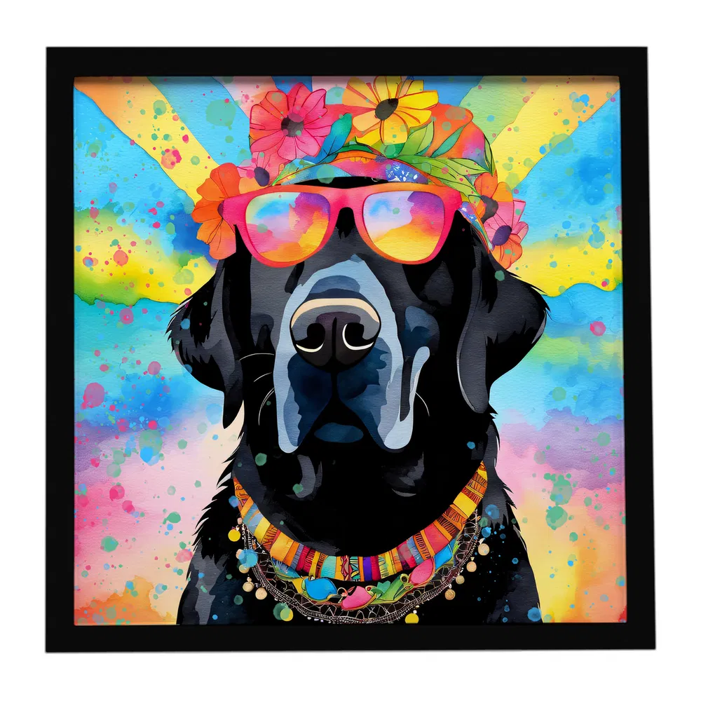 Framed Metal Print, Black Labrador, picture 4 of 4