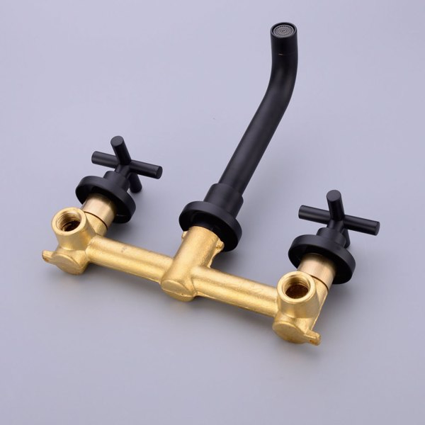 浴室水龙头壁挂式浴室水槽水龙头Bathroom Faucet Wall Mounted Bathroom Sink Faucet-Archaize-7