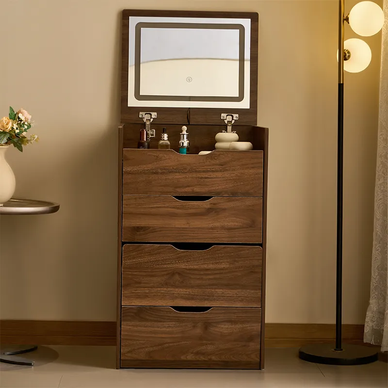 Vanity Desk with Flip Top Mirror, picture 2 of 4