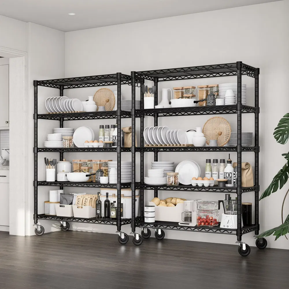 5-Tier Wire Shelving Unit