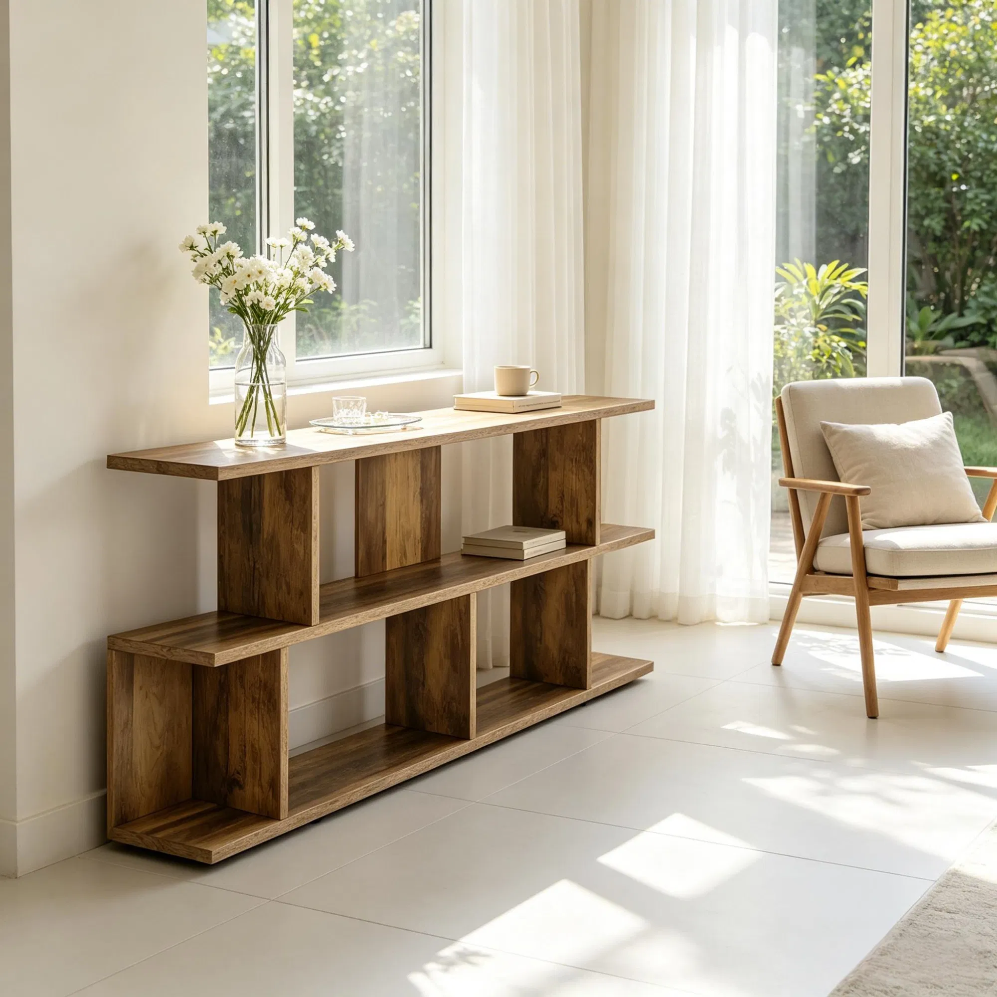 Wood Console Table, picture 3 of 5